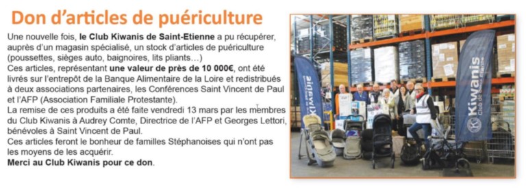 Ba'zette de la Banque Alimentaire de la Loire