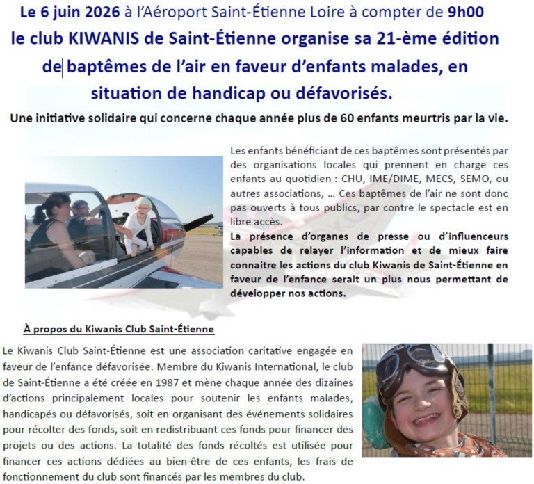 Bapteme de l'air 2026