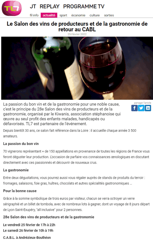 Salon des vins de producteurs