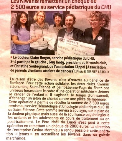 Jetons le cancer de l'enfant